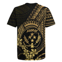 Gold Kosrae Liberation Day Rugby Jersey September 8 Polynesian Tattoo - Polynesian Pride