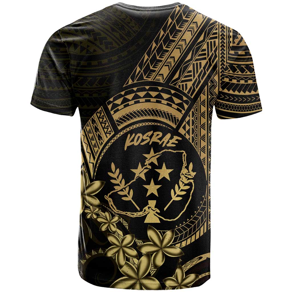 Gold Kosrae Liberation Day T Shirt September 8 Polynesian Tattoo - Polynesian Pride