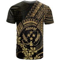 Gold Kosrae Liberation Day T Shirt September 8 Polynesian Tattoo - Polynesian Pride
