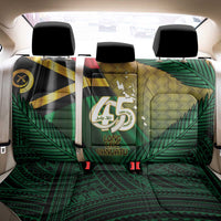 Long Live Vanuatu Independence Day Back Car Seat Cover 45th Anniversary Woven Pattern - Polynesian Pride