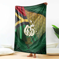 Long Live Vanuatu Independence Day Blanket 45th Anniversary Woven Pattern - Polynesian Pride