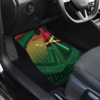 Long Live Vanuatu Independence Day Car Mats 45th Anniversary Woven Pattern - Polynesian Pride