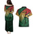 Personalised Long Live Vanuatu Independence Day Couples Matching Puletasi and Hawaiian Shirt 45th Anniversary Woven Pattern - Polynesian Pride