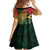 Personalised Long Live Vanuatu Independence Day Family Matching Off Shoulder Short Dress and Hawaiian Shirt 45th Anniversary Woven Pattern - Polynesian Pride