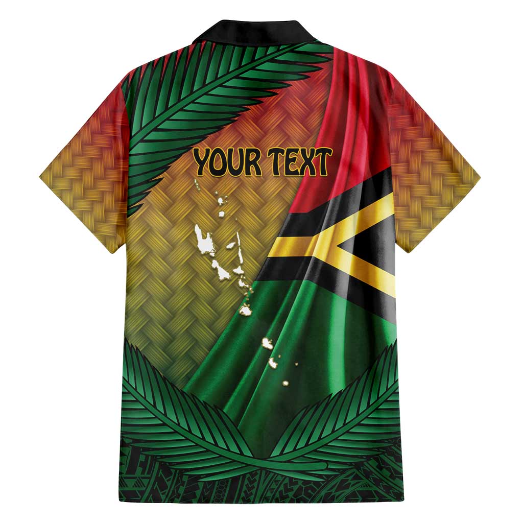 Personalised Long Live Vanuatu Independence Day Family Matching Tank Maxi Dress and Hawaiian Shirt 45th Anniversary Woven Pattern - Polynesian Pride