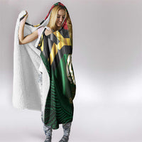 Long Live Vanuatu Independence Day Hooded Blanket 45th Anniversary Woven Pattern - Polynesian Pride