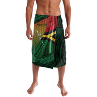 Personalised Long Live Vanuatu Independence Day Lavalava 45th Anniversary Woven Pattern - Polynesian Pride