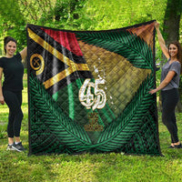Long Live Vanuatu Independence Day Quilt 45th Anniversary Woven Pattern - Polynesian Pride