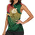 Personalised Long Live Vanuatu Independence Day Women Sleeveless Polo Shirt 45th Anniversary Woven Pattern - Polynesian Pride