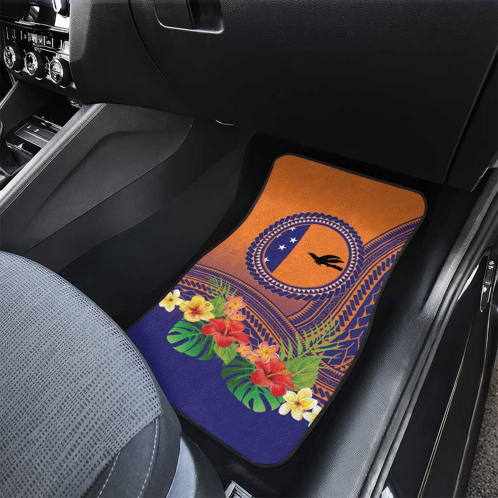 PNG New Ireland Province Car Mats Niu Ailan Necklace Polynesian Tattoo - Polynesian Pride