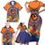 PNG New Ireland Province Family Matching Short Sleeve Bodycon Dress and Hawaiian Shirt Niu Ailan Necklace Polynesian Tattoo - Polynesian Pride
