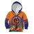 PNG New Ireland Province Kid Hoodie Niu Ailan Necklace Polynesian Tattoo - Polynesian Pride