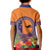 PNG New Ireland Province Kid Polo Shirt Niu Ailan Necklace Polynesian Tattoo - Polynesian Pride