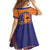 PNG New Ireland Province Kid Short Sleeve Dress Niu Ailan Necklace Polynesian Tattoo - Polynesian Pride