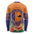 PNG New Ireland Province Long Sleeve Shirt Niu Ailan Necklace Polynesian Tattoo - Polynesian Pride