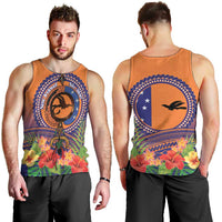 PNG New Ireland Province Men Tank Top Niu Ailan Necklace Polynesian Tattoo - Polynesian Pride