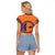 PNG New Ireland Province Raglan Cropped T Shirt Niu Ailan Necklace Polynesian Tattoo - Polynesian Pride