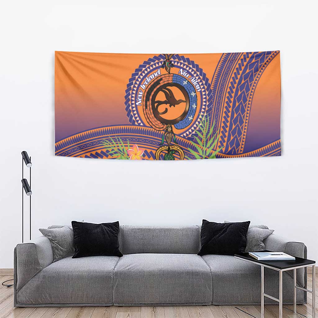 PNG New Ireland Province Tapestry Niu Ailan Necklace Polynesian Tattoo - Polynesian Pride