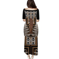 Wahaika New Zealand Puletasi Maori Weapon Kowhaiwhai Fern Poutama Motifs