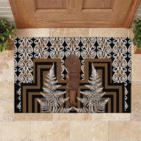Wahaika New Zealand Rubber Doormat Maori Weapon Kowhaiwhai Fern Poutama Motifs