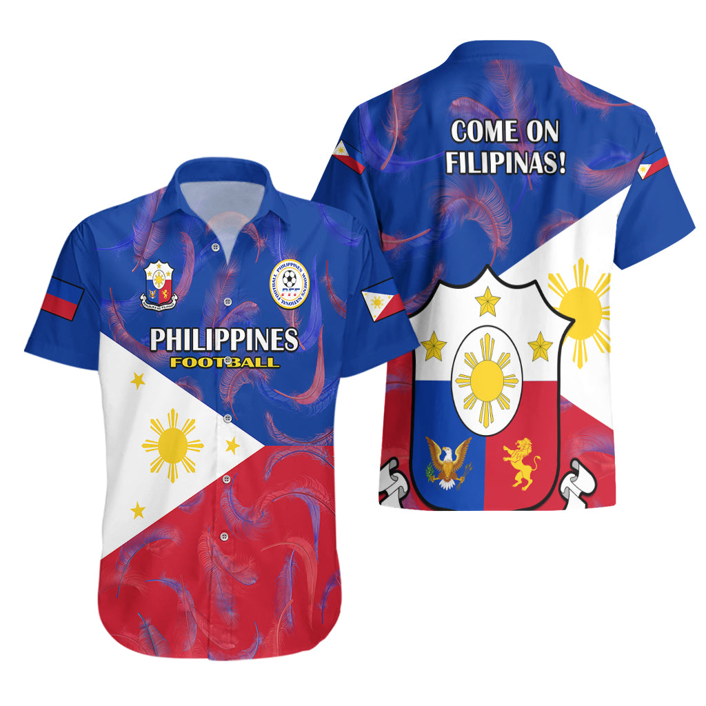 Philippines Football Hawaiian Shirt 2023 World Cup Go Filipinas Feather Flag Version LT14 - Polynesian Pride