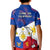 Philippines Football Kid Polo Shirt 2023 World Cup Go Filipinas Feather Flag Version LT14 - Polynesian Pride