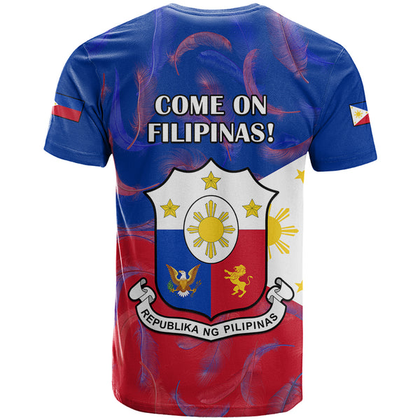 Custom Philippines Football Sleeve Zip Bomber Jacket 2023 World Cup Go Filipinas Feather Black Version LT14 main image 1