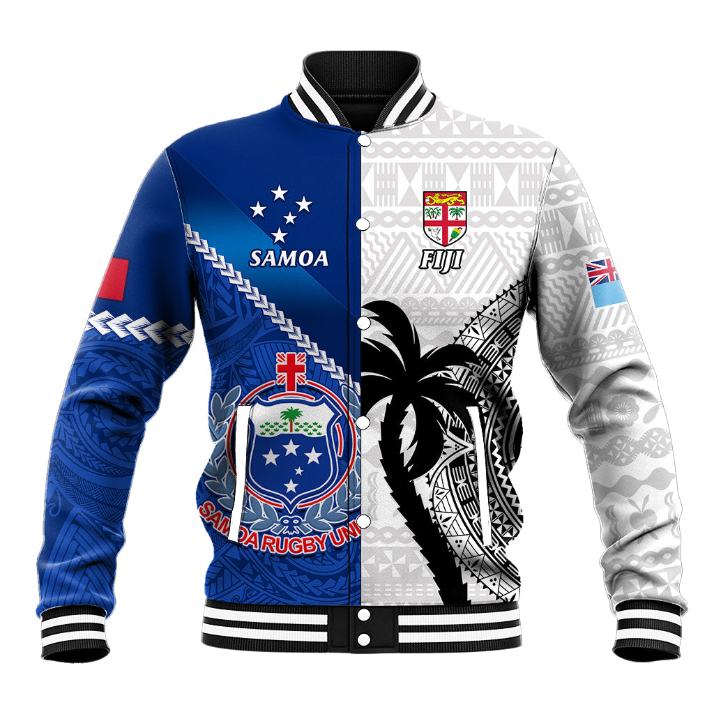 custom-fiji-and-samoa-rugby-baseball-jacket-2023-world-cup-samoan-mix-tapa-pattern