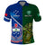 Samoa And Ireland Rugby Polo Shirt 2023 World Cup Manu Samoa With Shamrocks LT14 Blue - Polynesian Pride