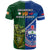 Samoa And Ireland Rugby T Shirt 2023 World Cup Manu Samoa With Shamrocks LT14 - Polynesian Pride