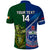 Custom Samoa And Ireland Rugby Polo Shirt 2023 World Cup Manu Samoa With Shamrocks LT14 - Polynesian Pride