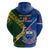 Samoa And South Africa Rugby Hoodie 2023 World Cup Manu Samoa With Springboks LT14 - Polynesian Pride