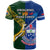 Samoa And South Africa Rugby T Shirt 2023 World Cup Manu Samoa With Springboks LT14 - Polynesian Pride