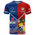 Samoa And Tonga Rugby T Shirt 2023 World Cup Manu Samoa With Ikale Tahi LT14 Blue - Polynesian Pride