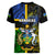 South Sea Islanders Women V Neck T Shirt Kanakas With Solomon Islands Coat Of Arms LT14 - Polynesian Pride