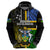 Personalised South Sea Islanders Hoodie Kanakas With Solomon Islands Coat Of Arms LT14 - Polynesian Pride