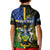 Personalised South Sea Islanders Kid Polo Shirt Kanakas With Solomon Islands Coat Of Arms LT14 - Polynesian Pride