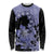 Purple Hawaii Long Sleeve Shirt Tapa Cloth Mix Tropical Flowers Pastel Vibes LT14 Unisex Purple - Polynesian Pride