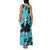 Blue Hawaii Family Matching Tank Maxi Dress and Hawaiian Shirt Tapa Cloth Mix Tropical Flowers Pastel Vibes LT14 - Polynesian Pride