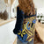 Polynesia Fabric Women Casual Shirt Polynesian Tribal With Frangipani Flowers LT14 - Polynesian Pride