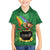 Hawaii Saint Patrick's Day Family Matching Summer Maxi Dress and Hawaiian Shirt Funny Leprechaun With Pot Of Gold - Polynesian Tattoo