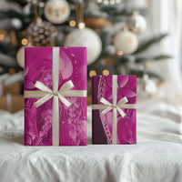 Pink Gradient Polynesia Jellyfish Wrapping Paper Plumeria Polynesian Tattoo Glowing Vibes LT14 - Polynesian Pride