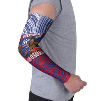 Personalised Samoa Independence Day Arm Sleeves 64th Anniversary Toa O Samoa LT14 - Polynesian Pride