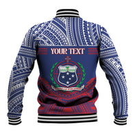 Personalised Samoa Independence Day Baseball Jacket 64th Anniversary Toa O Samoa