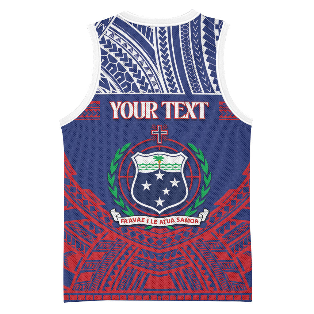 Personalised Samoa Independence Day Basketball Jersey 64th Anniversary Toa O Samoa LT14 - Polynesian Pride