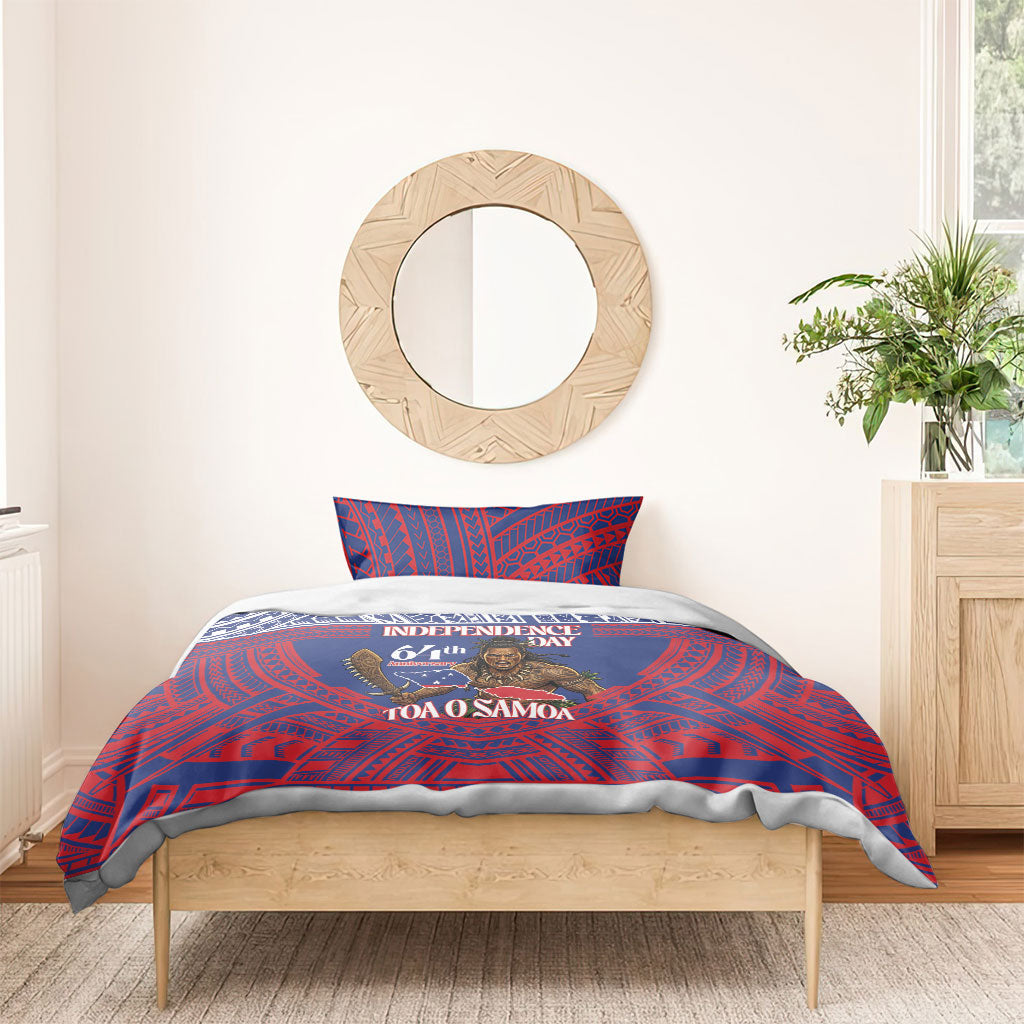 Samoa Independence Day Bedding Set 64th Anniversary Toa O Samoa LT14 - Polynesian Pride