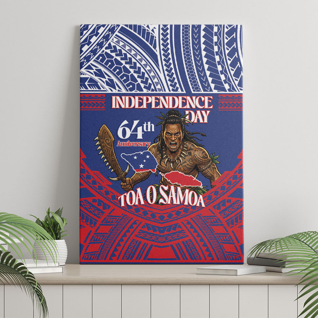 Samoa Independence Day Canvas Wall Art 64th Anniversary Toa O Samoa LT14 - Polynesian Pride