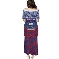 Personalised Samoa Independence Day Family Matching Puletasi and Hawaiian Shirt 64th Anniversary Toa O Samoa LT14 - Polynesian Pride