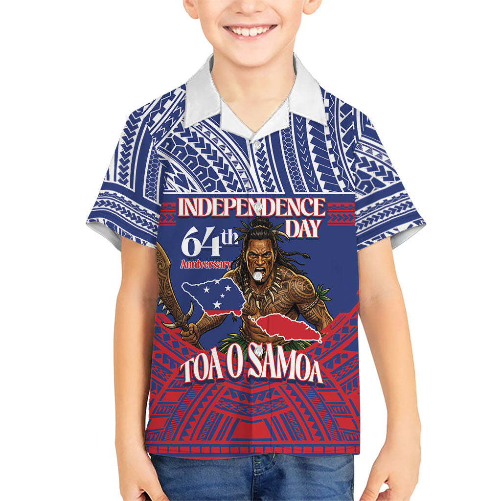 Personalised Samoa Independence Day Hawaiian Shirt 64th Anniversary Toa O Samoa