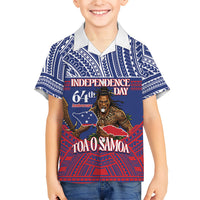 Personalised Samoa Independence Day Hawaiian Shirt 64th Anniversary Toa O Samoa